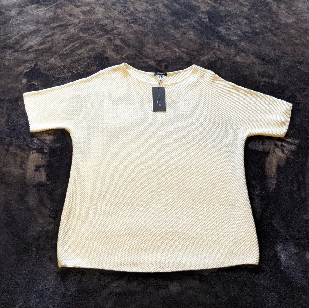 Lafayette 148 knit blouse BRAND NEW WITH TAGS